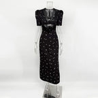 Women’s Hollow Lace Party Dress