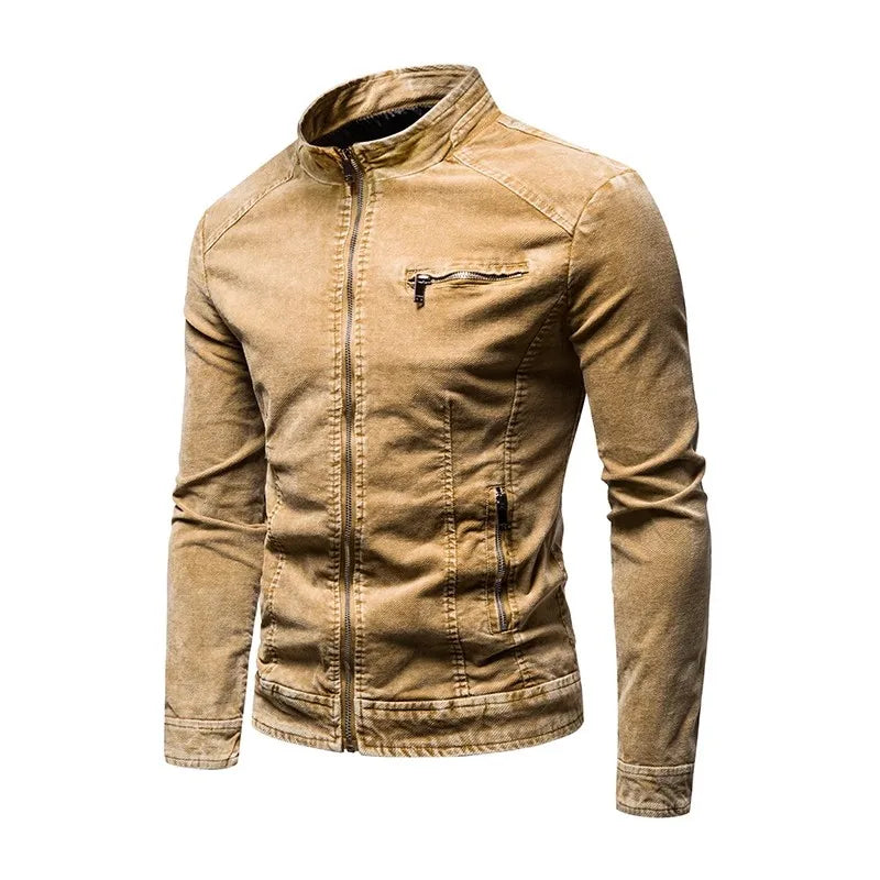 Kairo Denim Moto Jacket