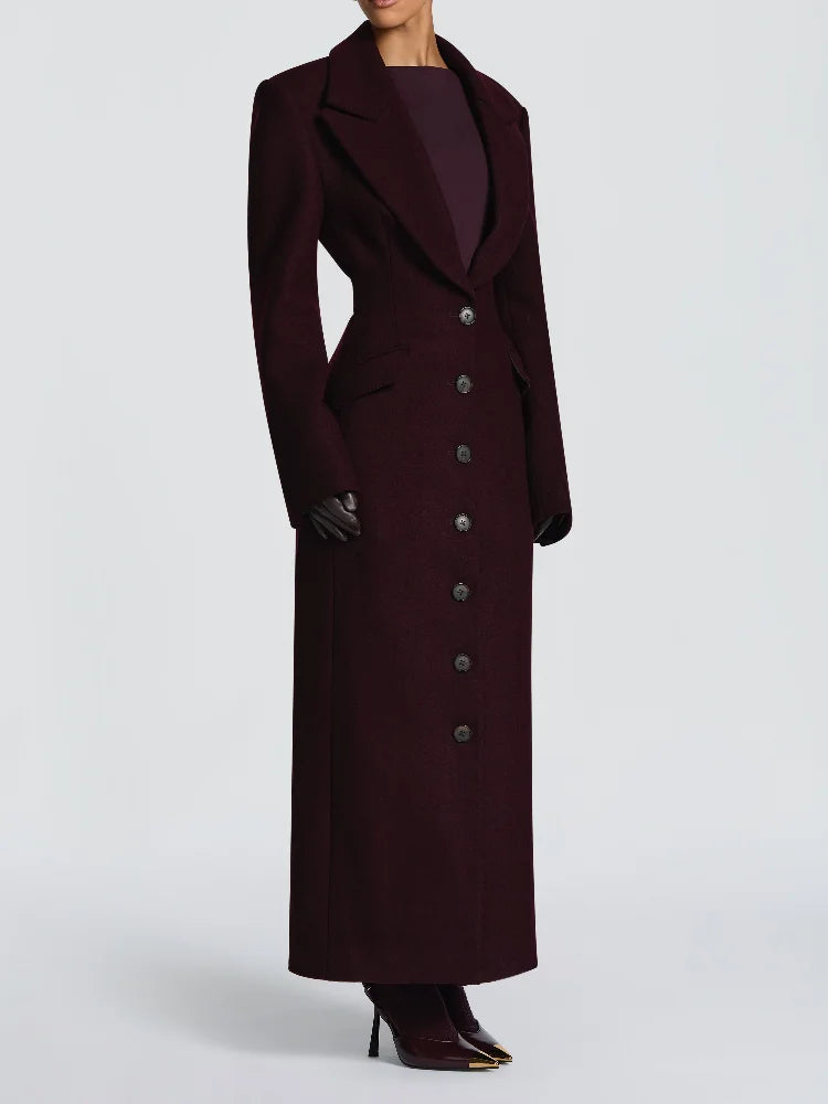 Women’s Slim Fit Long Coat