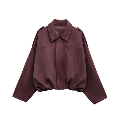 Women's Faux Suede Jacket