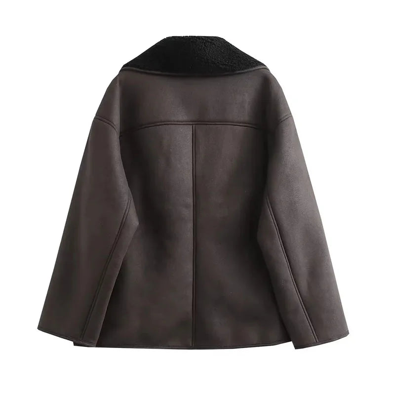 Mireia Faux Leather Jacket