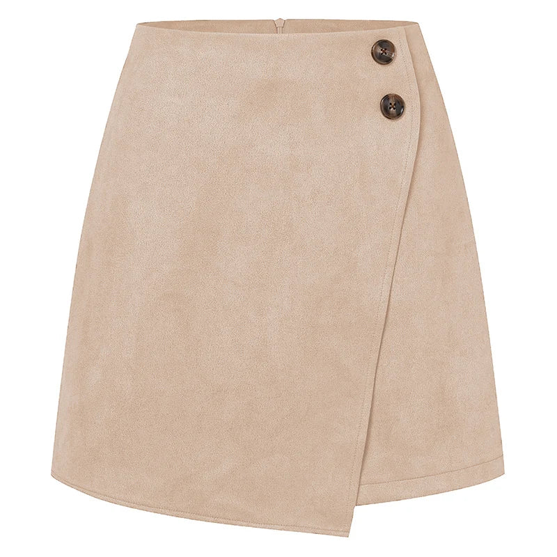 Women’s Faux Suede Mini Skirt