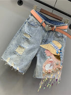Vintage Printed Shorts