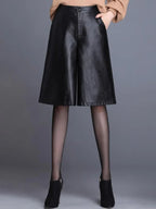 Leather Bermuda Shorts