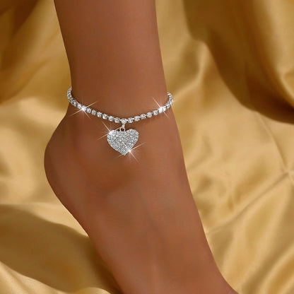 Heart Foot Chain