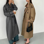 Gema Oversized Khaki Trench Coat