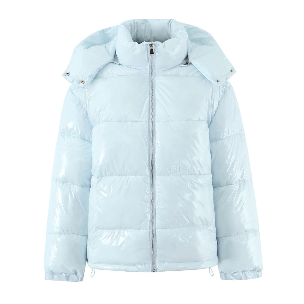 Virelle Glossy Hooded Parka