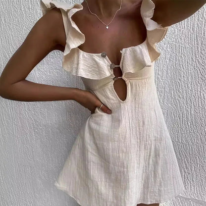 Sienna Ruffle Mini Dress