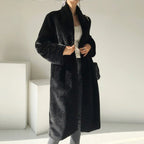 Vivienne Long Faux Mink Coat