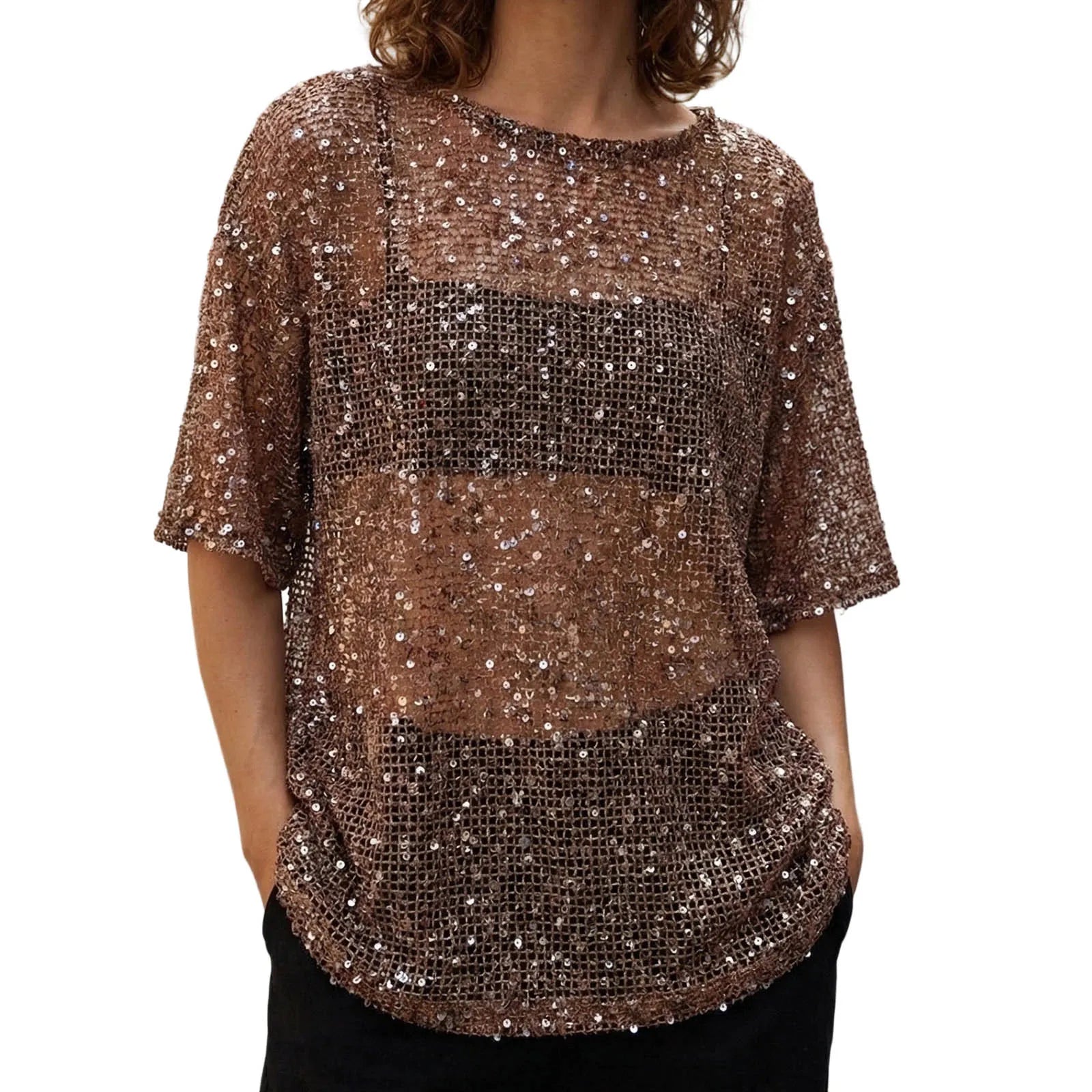Women's Glitter Top
