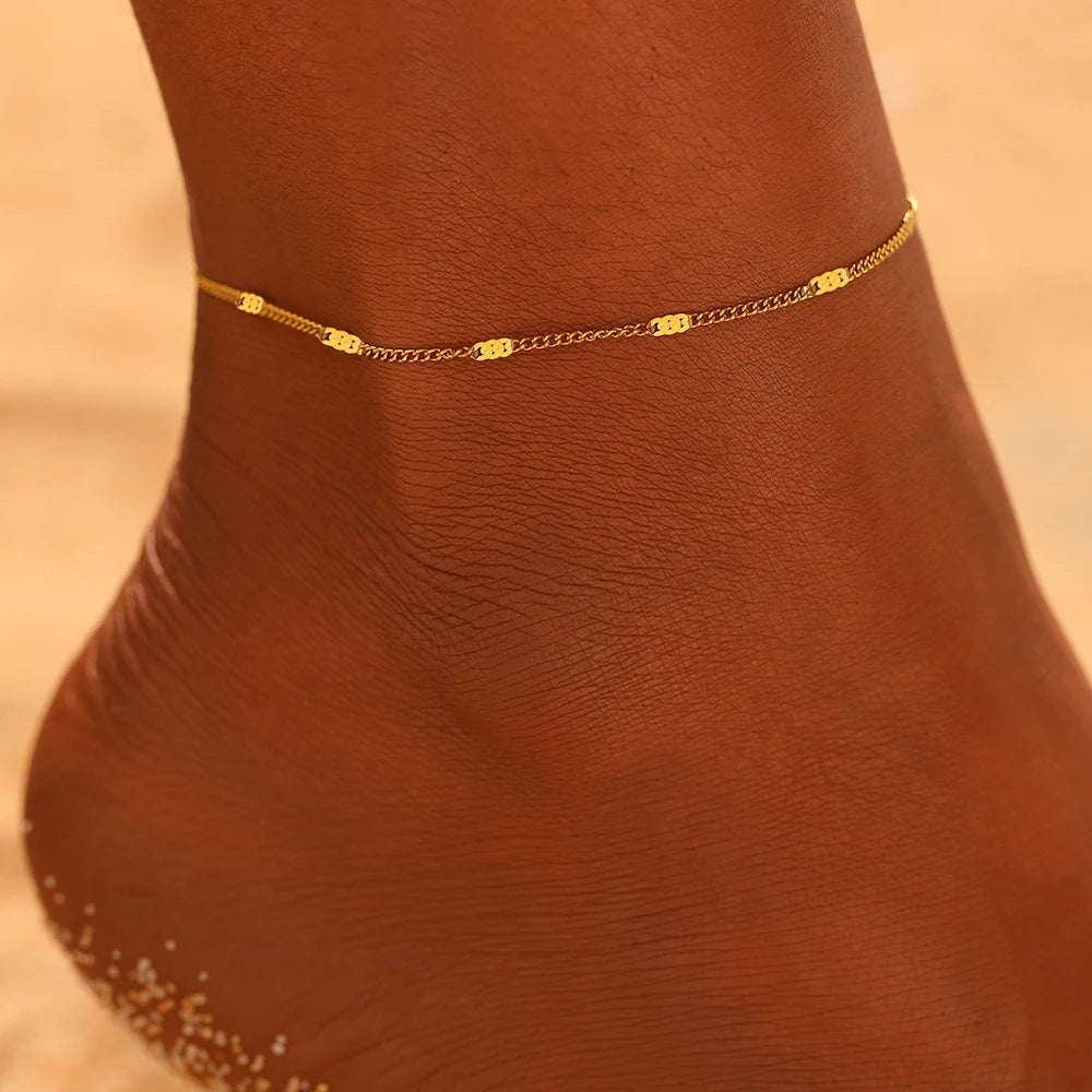 Maria Stainless Steel Anklet