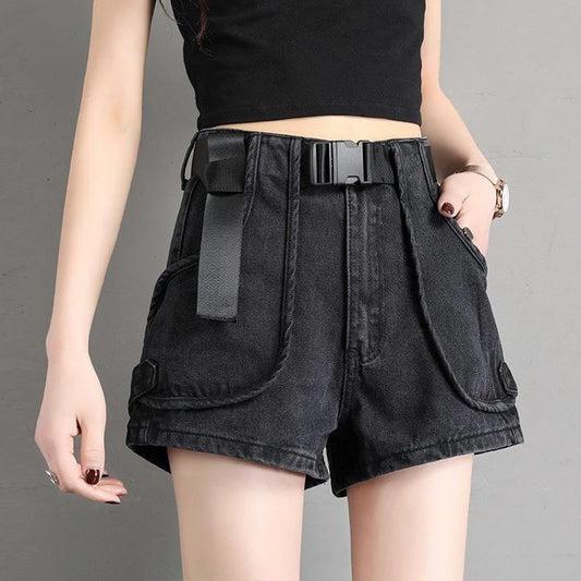 Cargo Denim Shorts