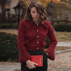 Women’s Jacquard Zip Cardigan