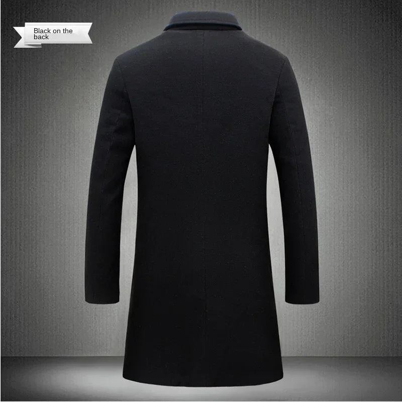 Adrian Long Wool Blend Coat