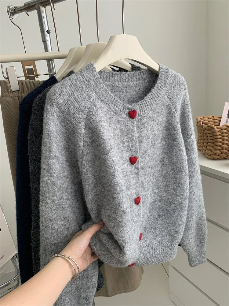Ava Wool Knit Cardigan