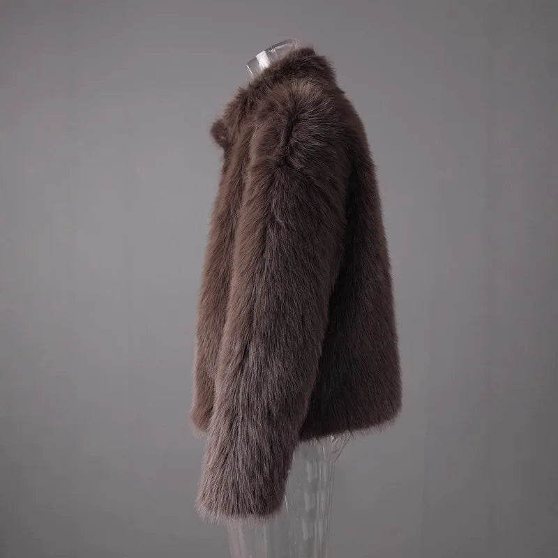 Bianca Plush Faux Fur Jacket