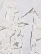 Hollow Flower Long Sleeves Top