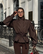 Women’s Cropped Trench Jacket