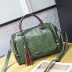 Sophia Tassel Leather Bag