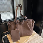 Maribel Suede Bucket Tote