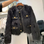Odette Faux Fox Fur Jacket