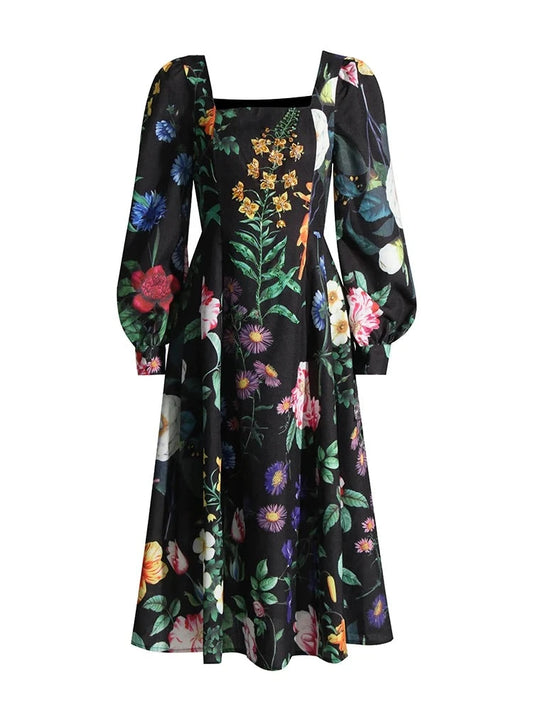 Esmeralda Print Dress