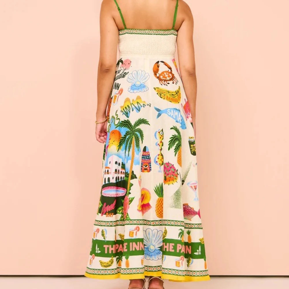 Spaghetti Strap Long Dress