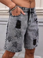 Wyatt Dark Wash Denim Shorts