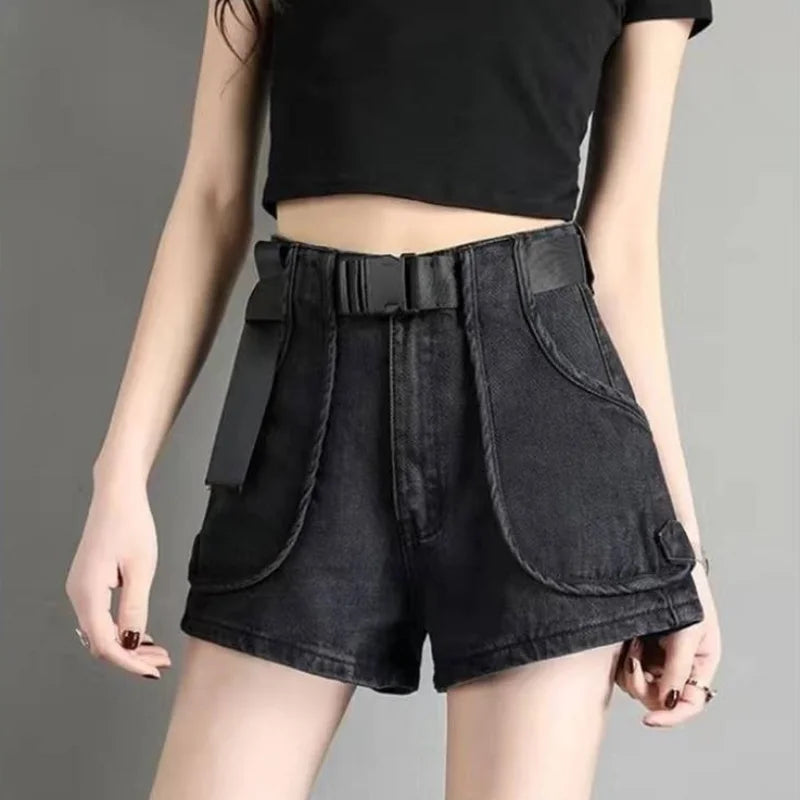 Cargo Denim Shorts