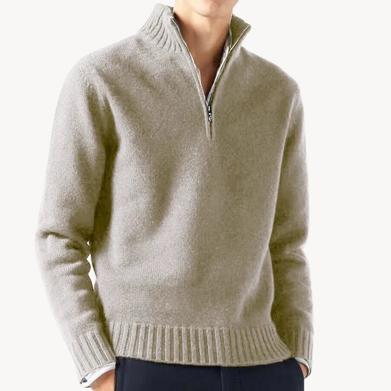 Theo Ribbed Turtleneck Sweater