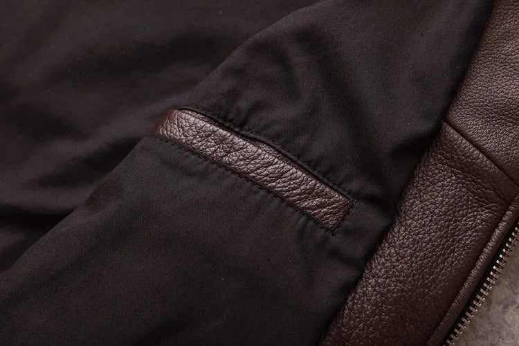 Luca Genuine Leather Jacket
