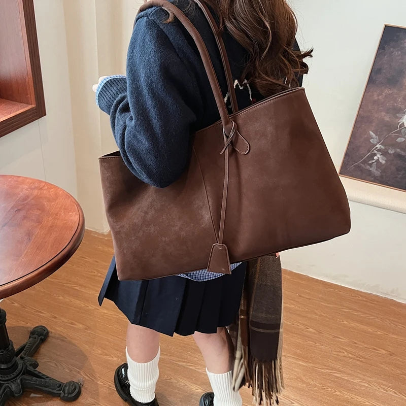 Margot Faux Suede Shoulder Bag