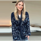Women’s Geometric Tassel Cardigan