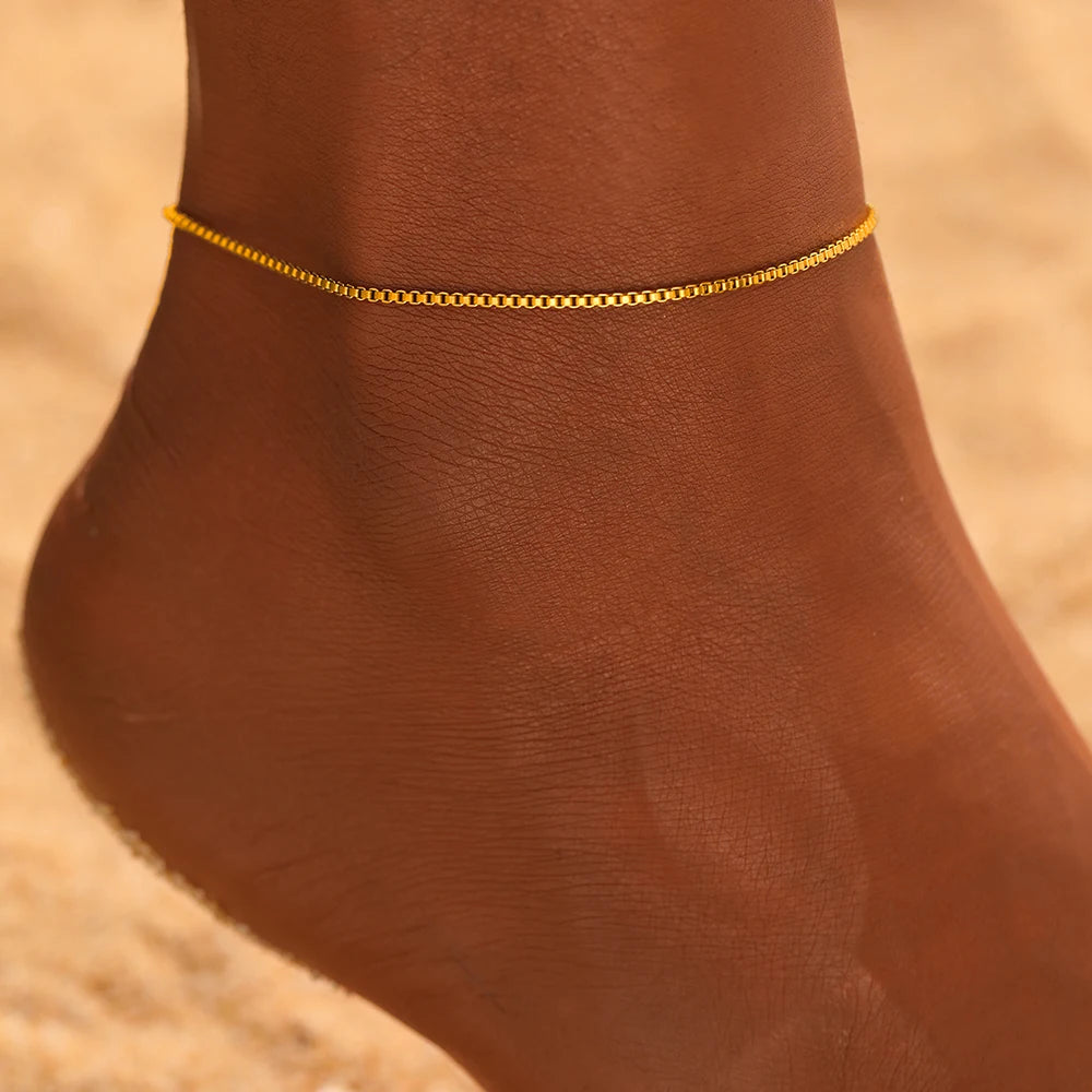 Laura Stainless Steel Anklet