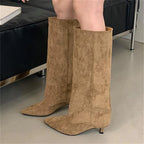 Vivienne Pointed Knee High Boots