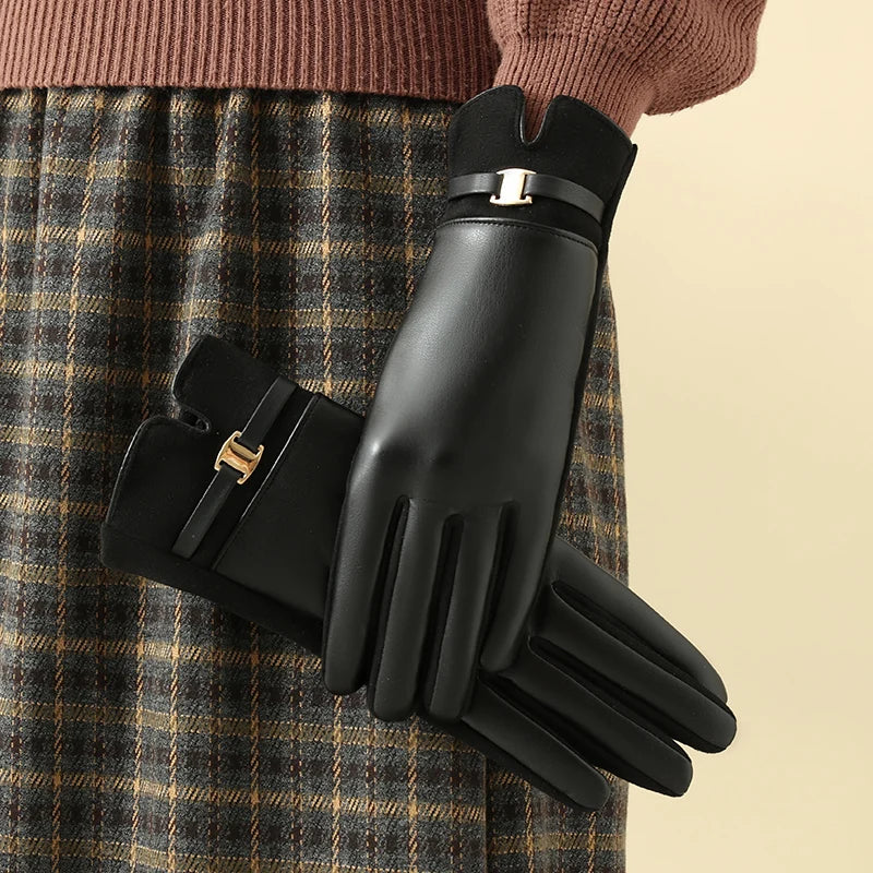 Elegant Leather Gloves