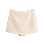 High Waist Spring Skort