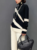 Women’s High Neck Knit Sweater