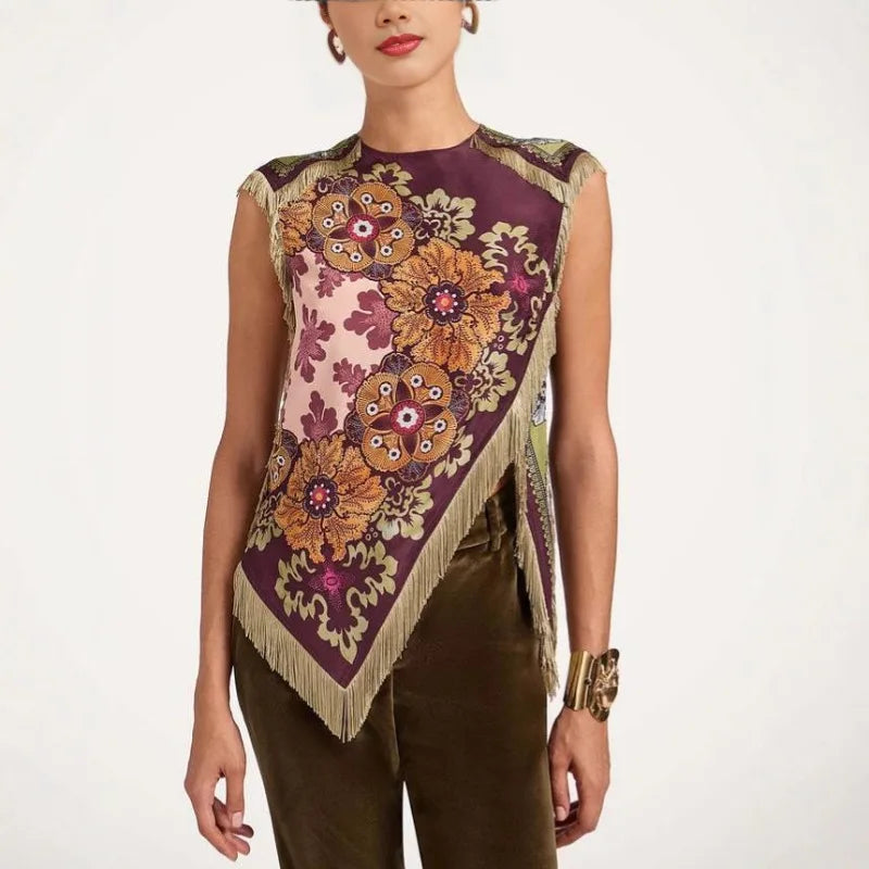 Valentina Fringe Blouse