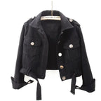 Women’s Army Green Denim Jacket