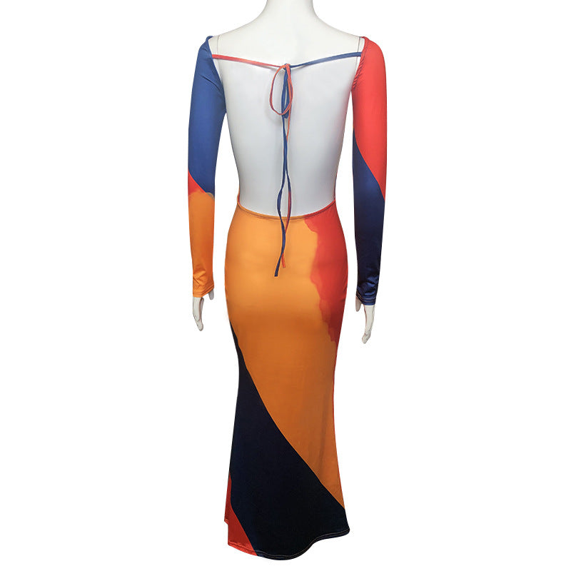 Backless Maxi Dress