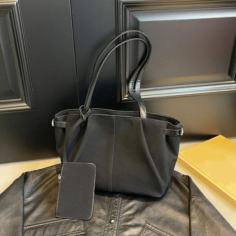 Maribel Suede Bucket Tote