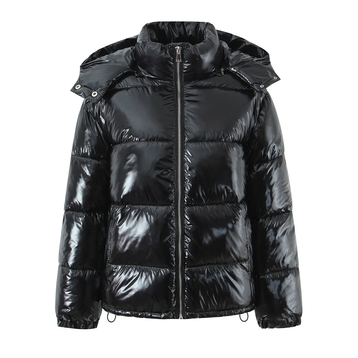 Virelle Glossy Hooded Parka