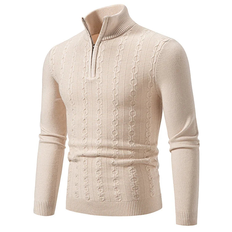 Leo Quarter-Zip Sweater
