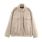 Suede Luxe Zipper Jacket