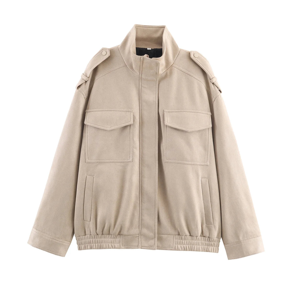 Suede Luxe Zipper Jacket