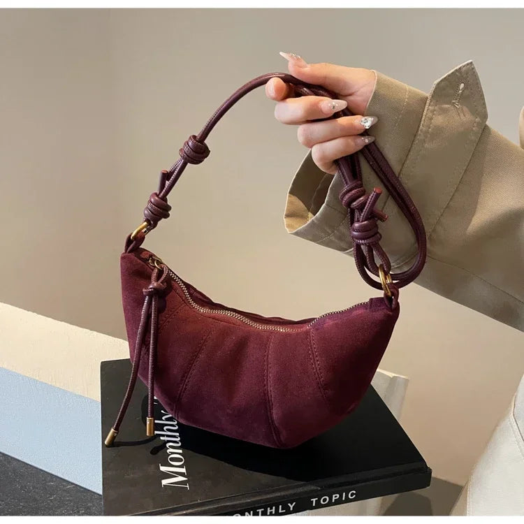 Velvet Shoulder Bag