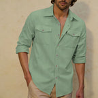 Luca Linen Utility Shirt
