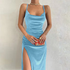 Elegant Velvet Midi Dress