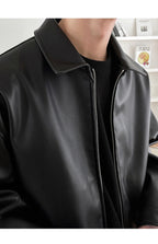 Mauro Black PU Leather Jacket